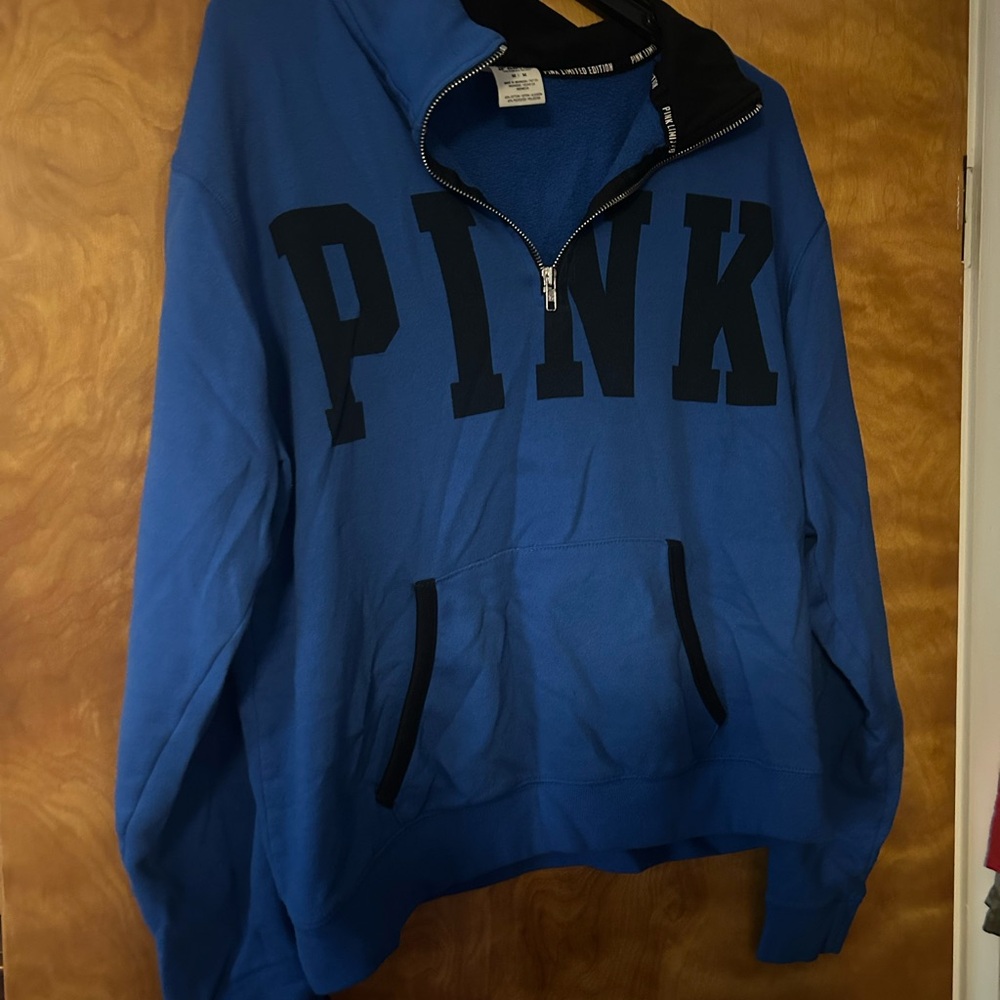 VS PINK HALF - ZIP SIZE MEDIUM